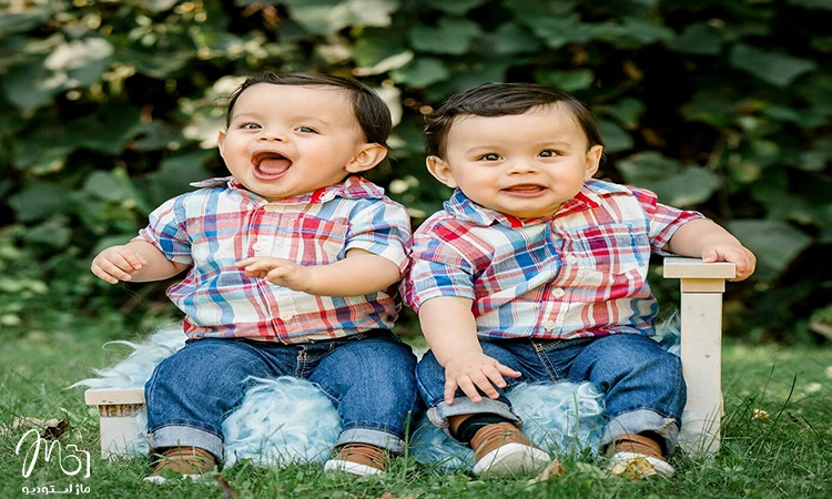 بهترین زمان عکاسی از دوقلوها