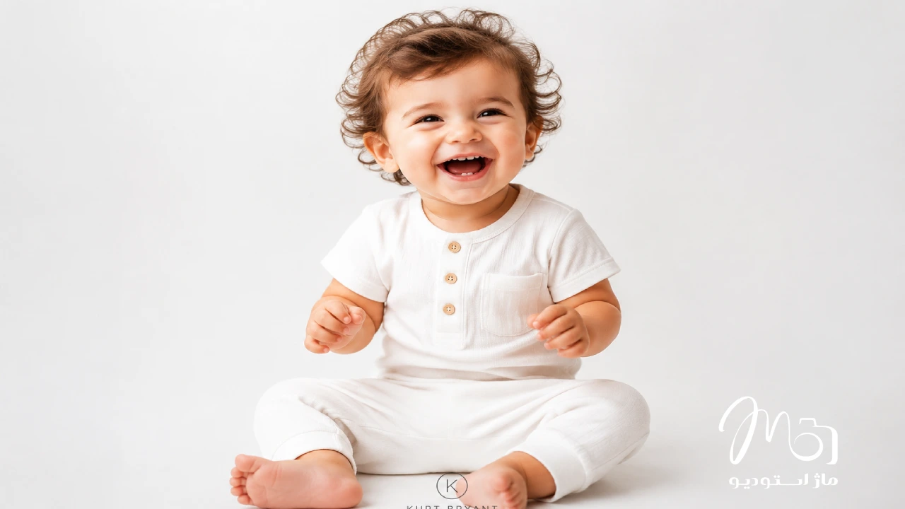 لباس نخی و راحت و بدون آزار برای عکاسی از کودکان و نوزادان در آتلیه.