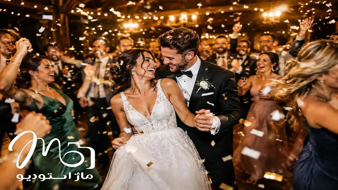 شکار لحظات شاد رقص و پایکوبی مهمانان برای ثبت در آلبوم عروسی با سبک رئال