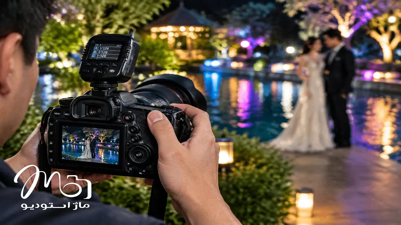 تجهیزات عکاسی شب و تنظیمات دوربین برای ثبت بازتاب نور در آب نما