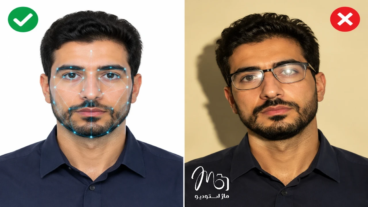 ویژگیهای یک عکس پرسنلی، بیومتریک و پرتره اداری استاندارد برای مدارک و رزومه
